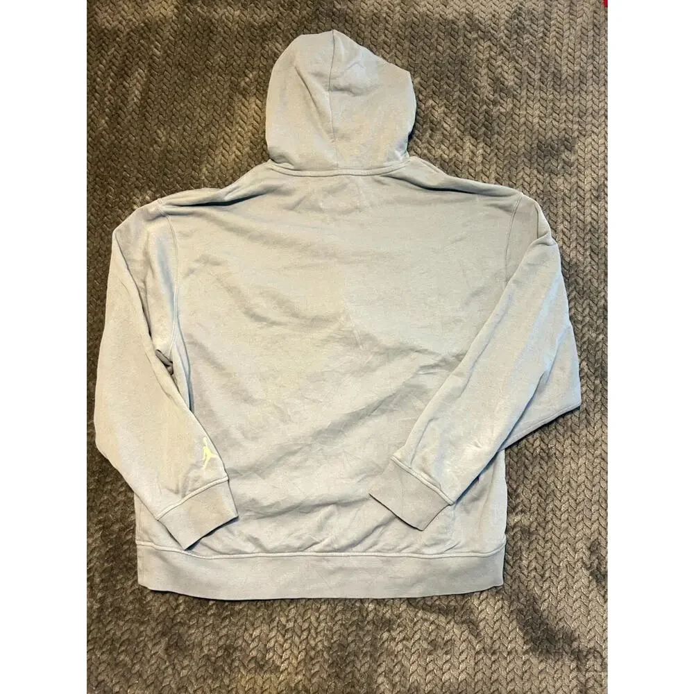Nike Air Jordan Flight MVP Hoodie Mens XL Blue Fleece Embroidered Graphics